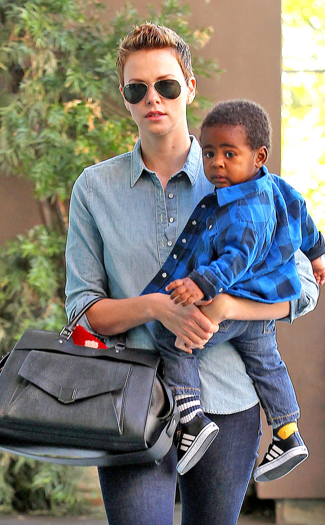 Charlize Theron Out With Son Jackson E! Online